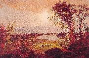 Jasper Francis Cropsey A Bend in the River Sweden oil painting artist